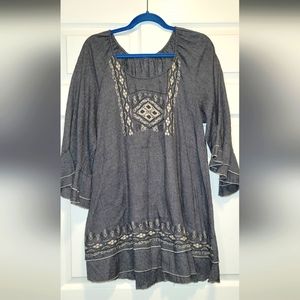 Light denim colored tunic